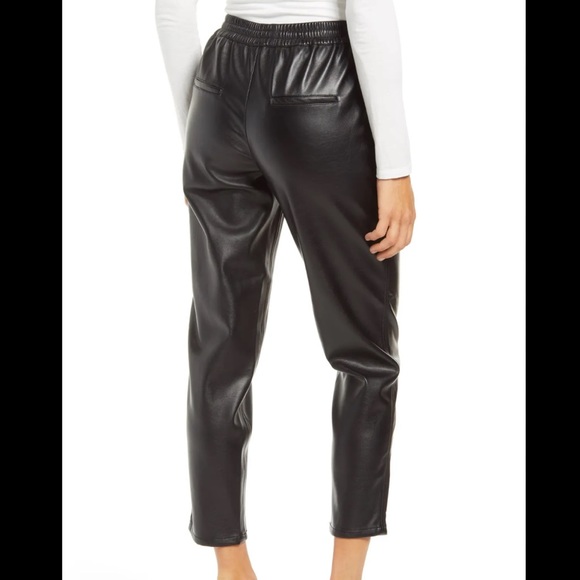 BlankNYC no guidance faux leather joggers - Picture 2 of 8